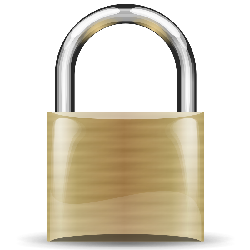 A padlock icon