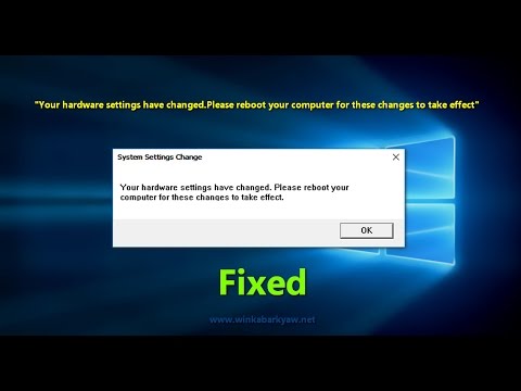 Accept the changes and restart your computer.