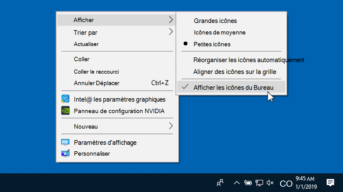 Affichez tous les icônes du bureau en un seul endroit
Découvrez comment réparer et restaurer l'écran d'accueil de Windows 10