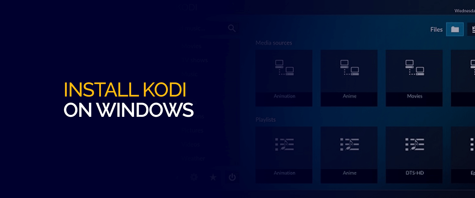After the successful installation, open the Kodi software.