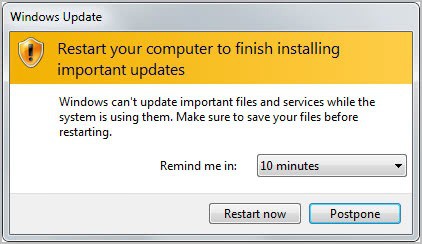 After update is finished, restart your computer.