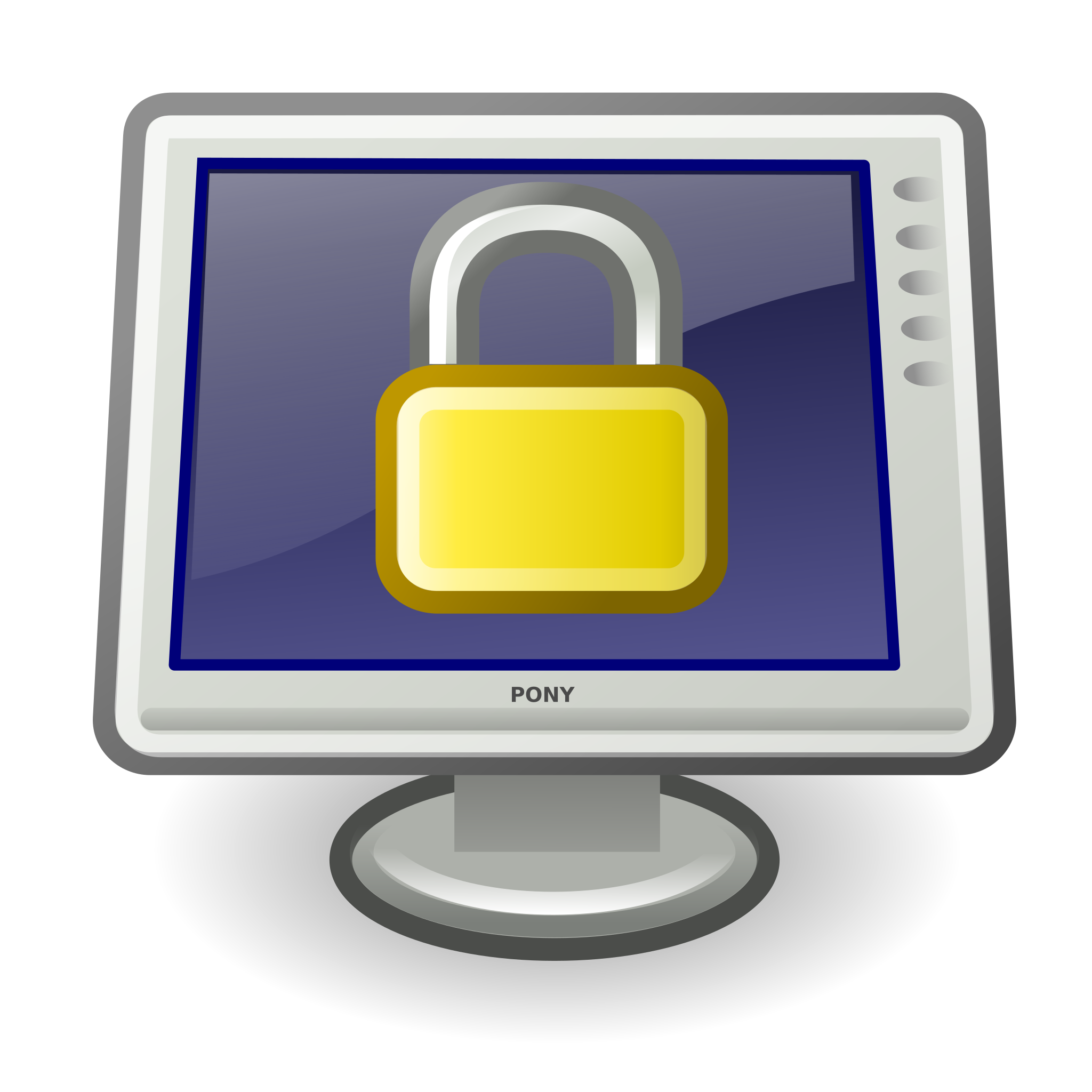 Block lock screen icon