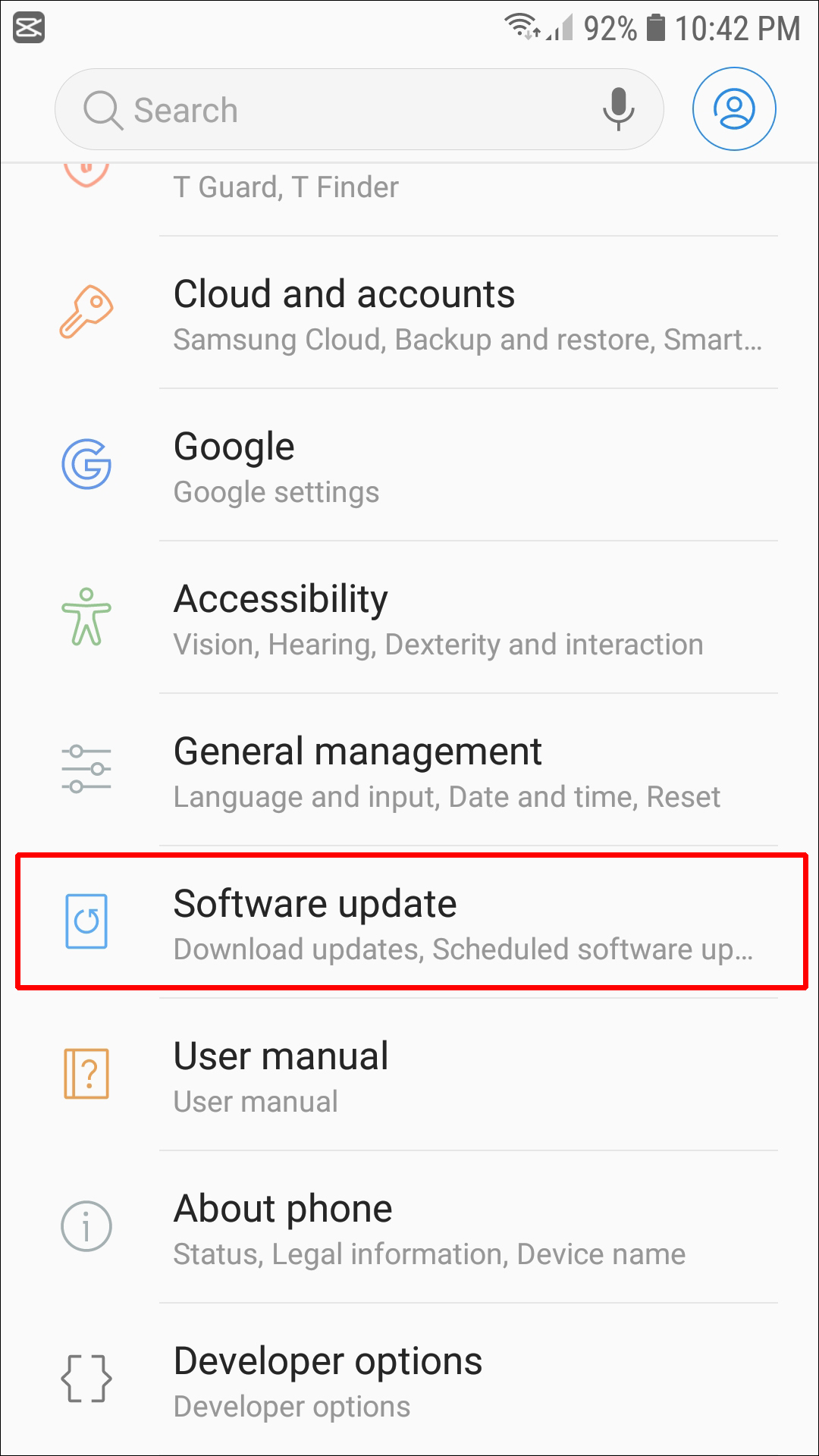 Check if your device is compatible with the latest Android OS version
Manually update your device's Android OS version