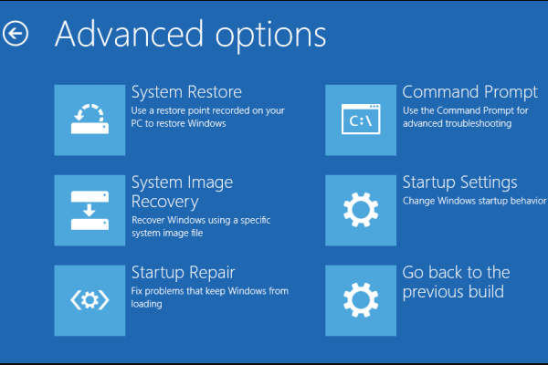 Choose Restart now and enter Advanced options
