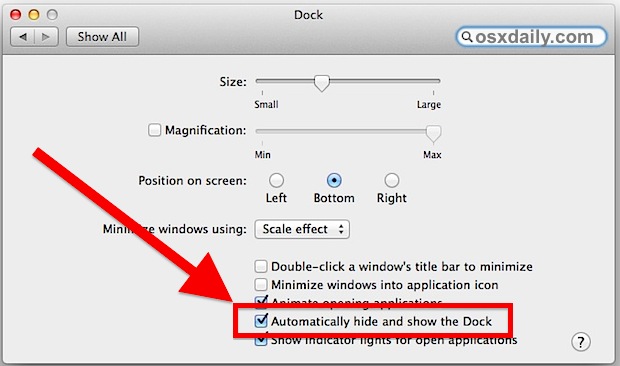 Click on "Dock"
Make sure the "Automatically hide and show the Dock" option is unchecked