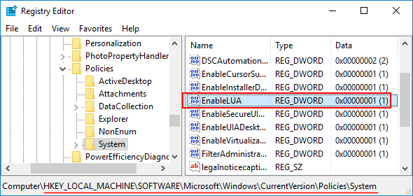 Click on "HKEY_LOCAL_MACHINE" in the left-hand pane of the Registry Editor.
Click on "SOFTWARE".