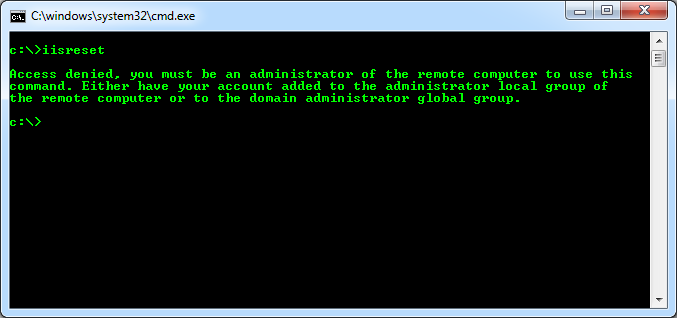 Click Run as administrator to start Command prompt with elevated permissions.