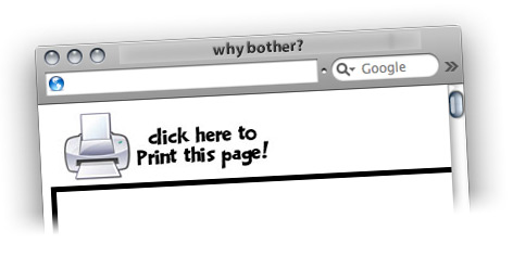 Click the Print button to print the webpage.
