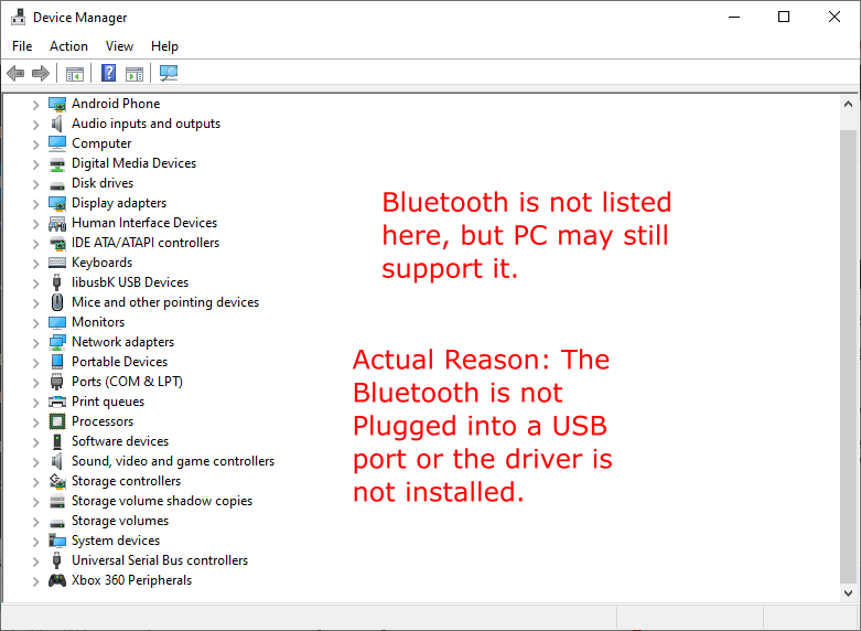 Close the Device Manager window, and restart the Bluetooth device.