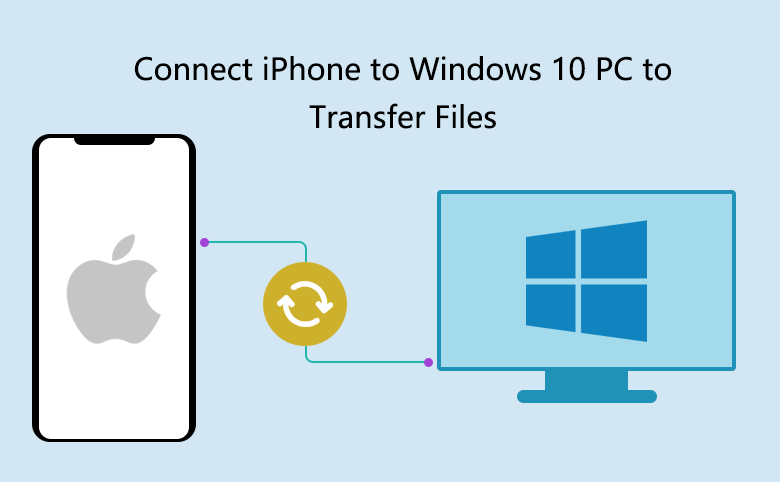 Connect the iPhone with PC.
