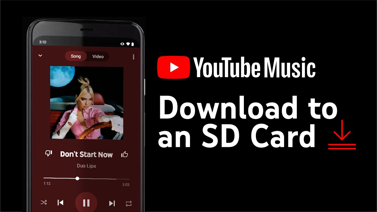 Copy music from YouTube to another SD Card