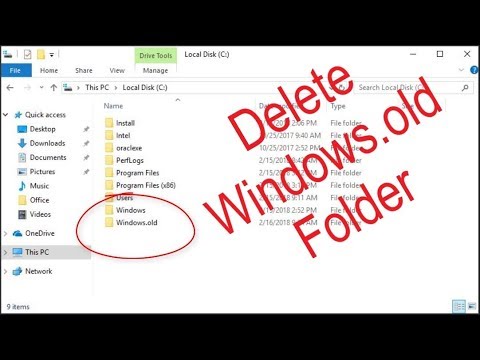 Delete the Windows.old partition