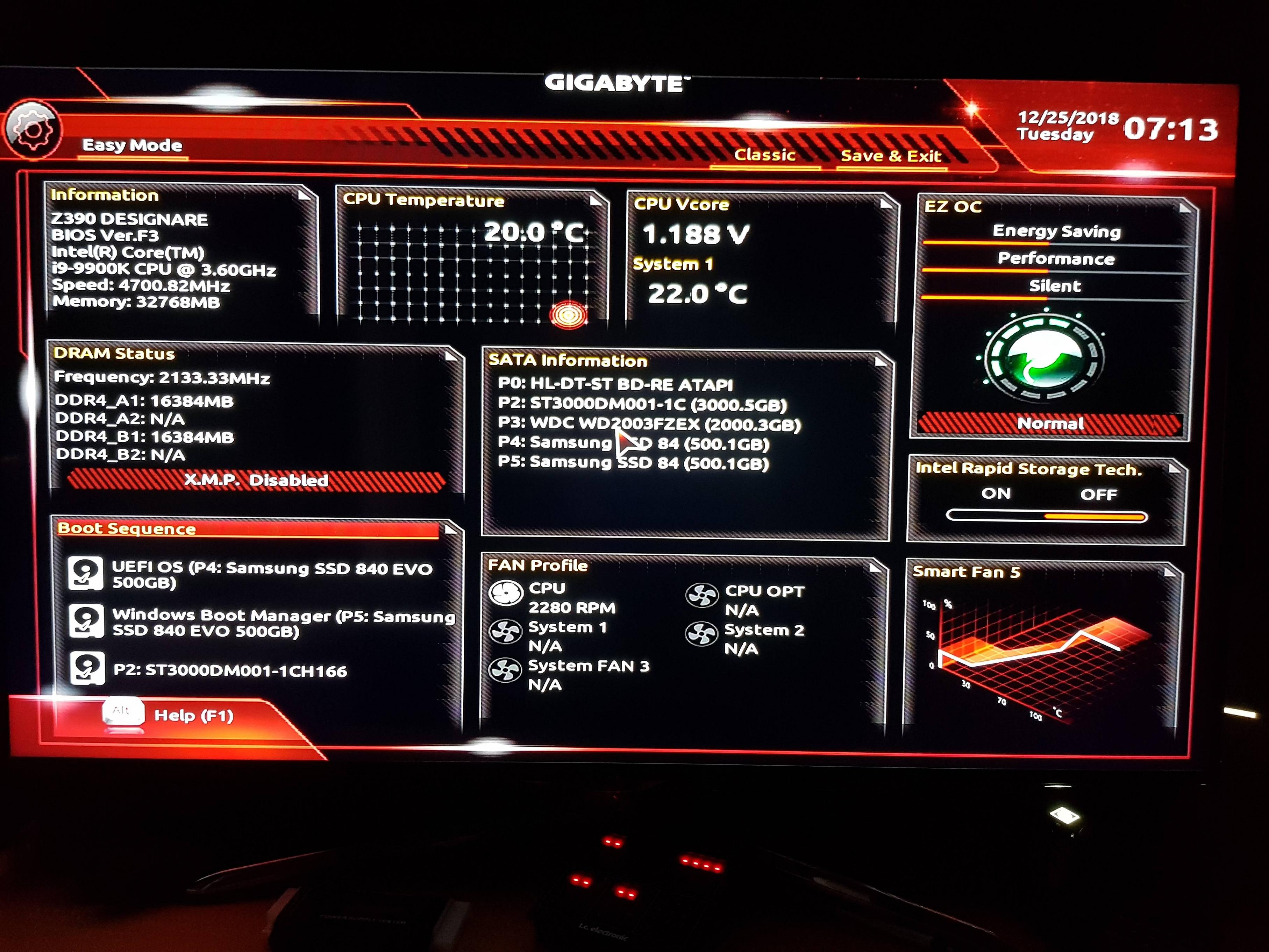 During restarts, BIOS will be loading.