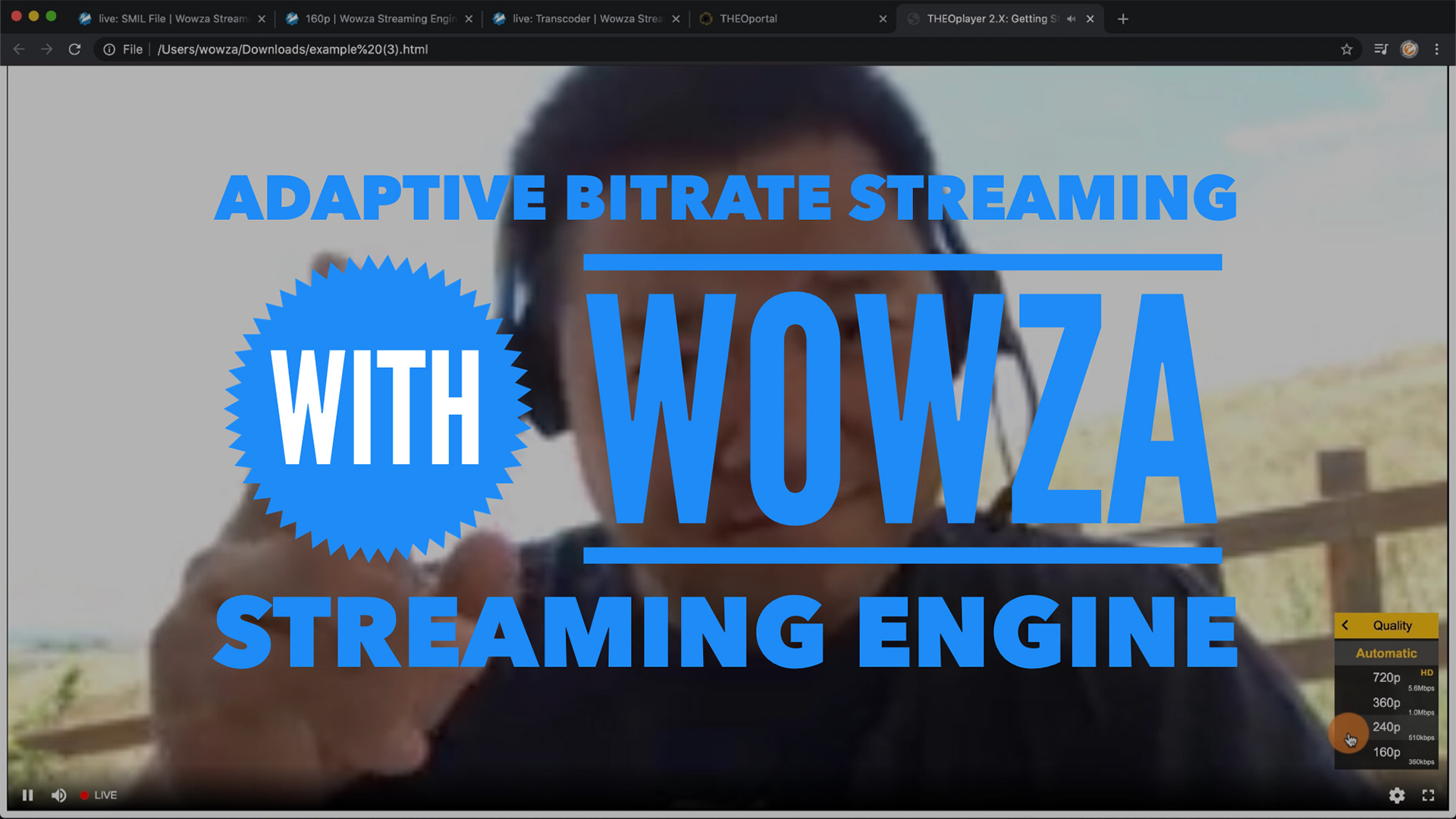 Enable or disable stream optimizations (adaptive bitrate, DVR pre-roll, etc.)
Click "Save" to save the stream options