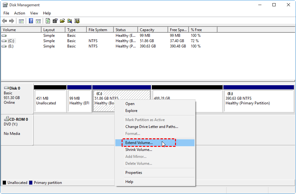 Extending a Partition: Expand the size of a partition using the available free space on your hard drive.
Merging Partitions: Combine two adjacent partitions into one, consolidating storage space.