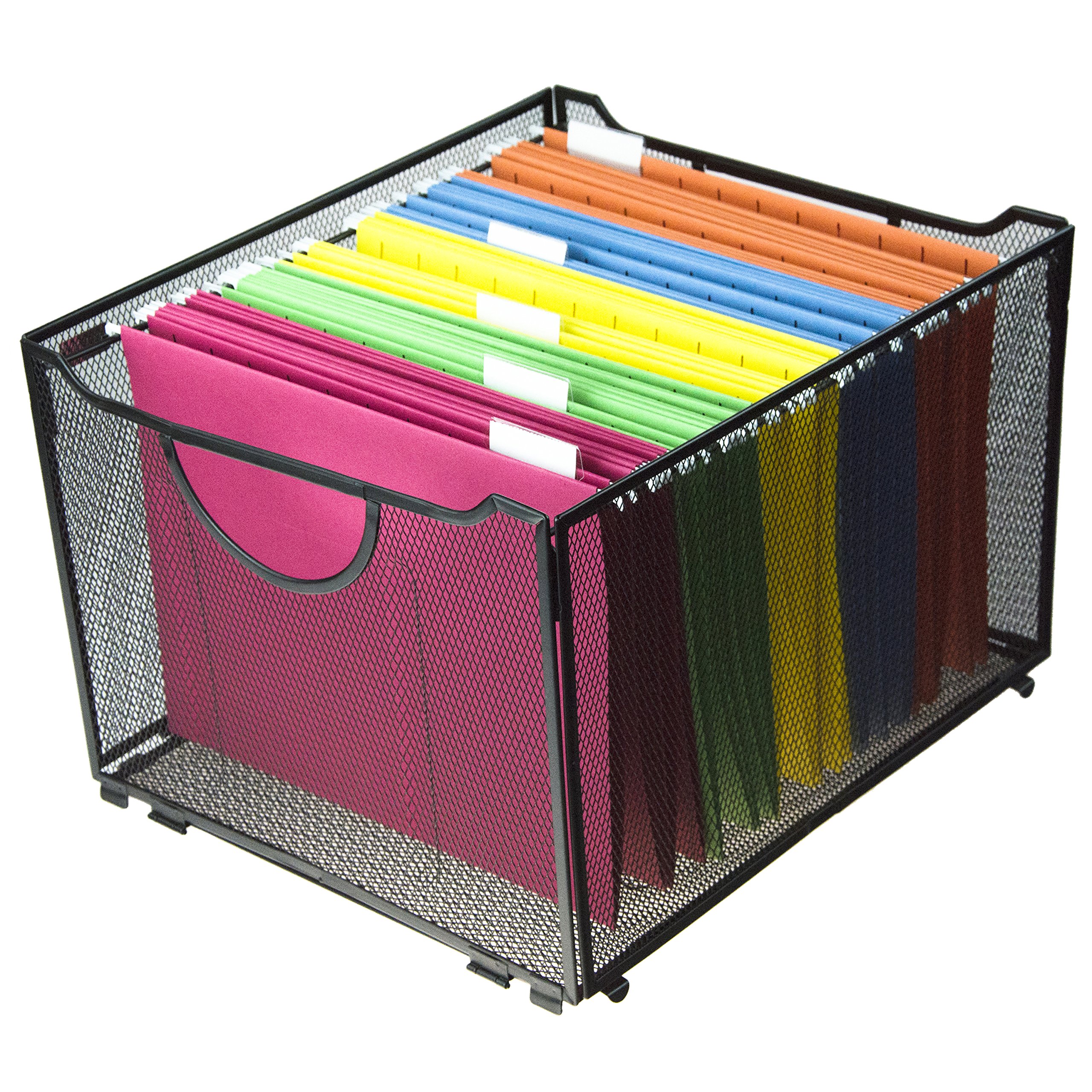 File folders and storage boxes