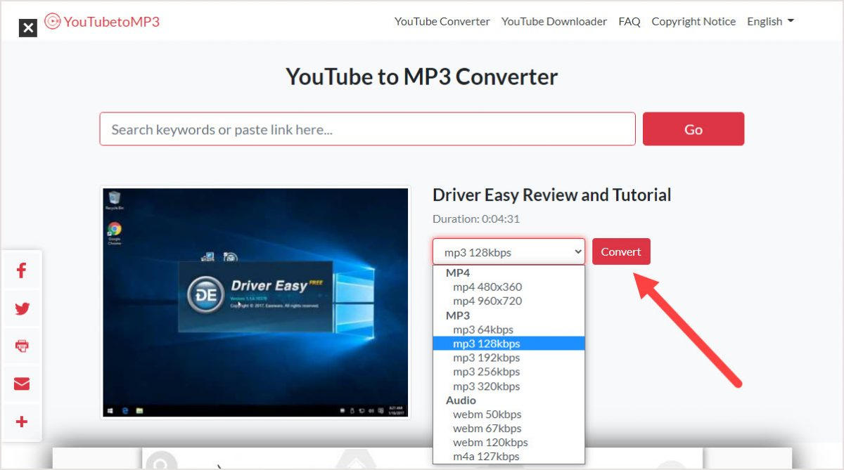 Find Copy YouTube Audio extension and click enable.