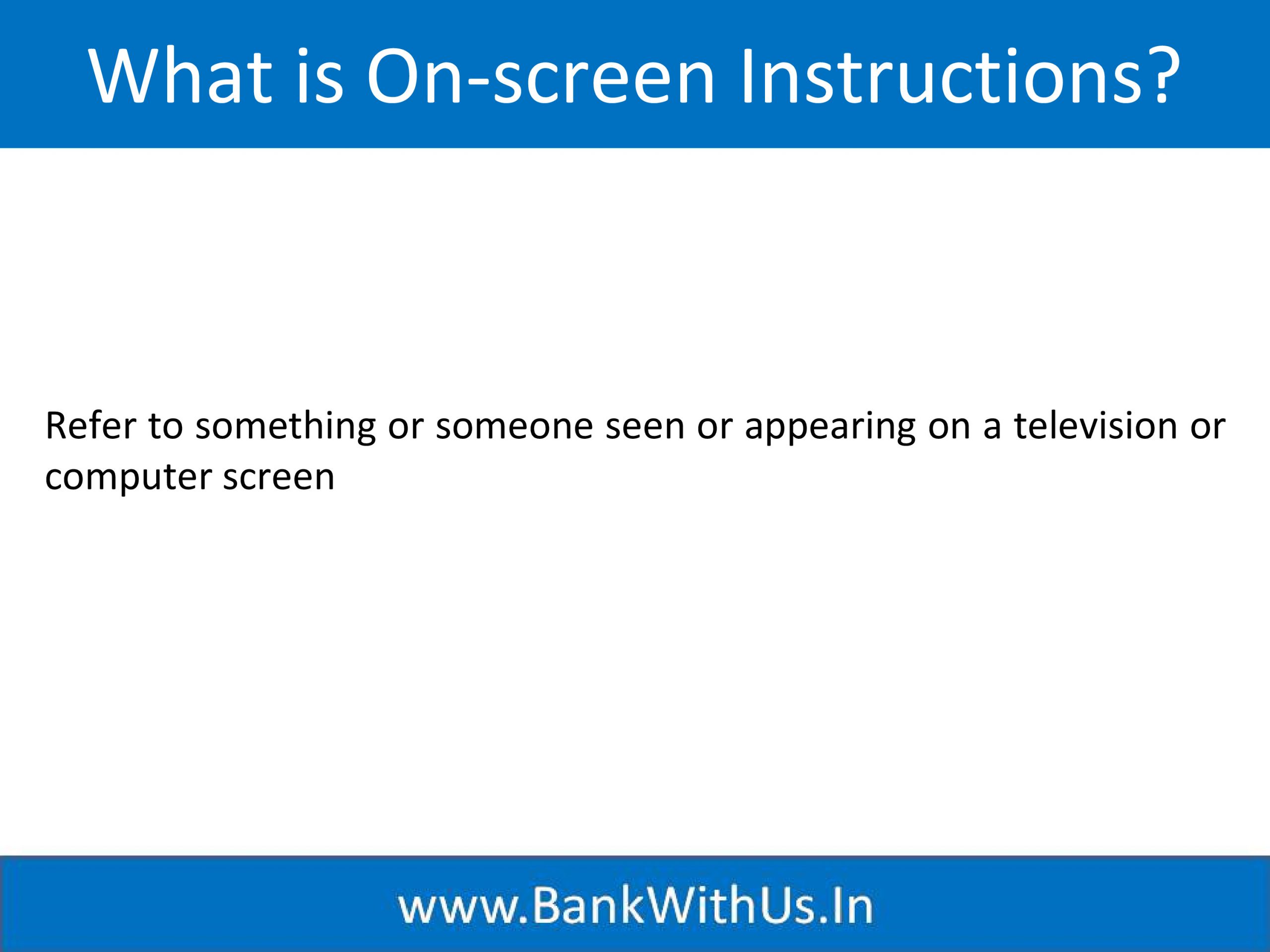 Follow the on-screen instructions