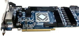 Image of a graphics card or GPU
