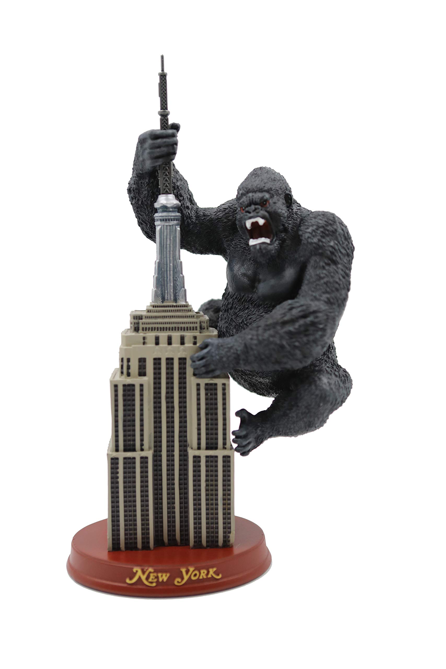 King Kong climbing a skyscraper