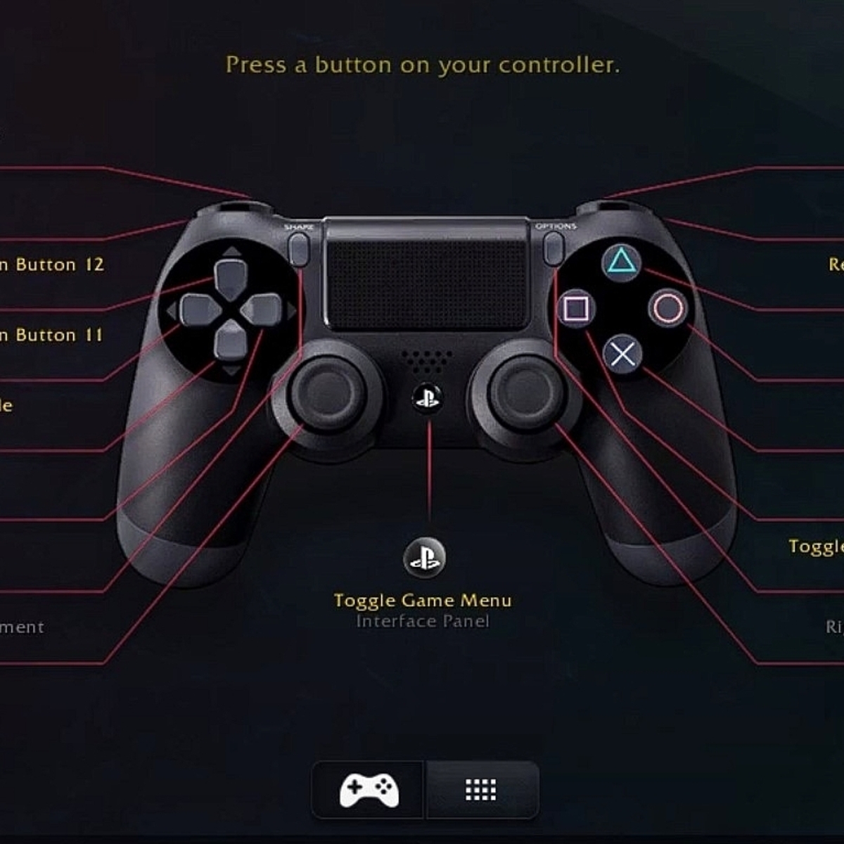 Locate the PlayStation Controller Support option, and click on it.