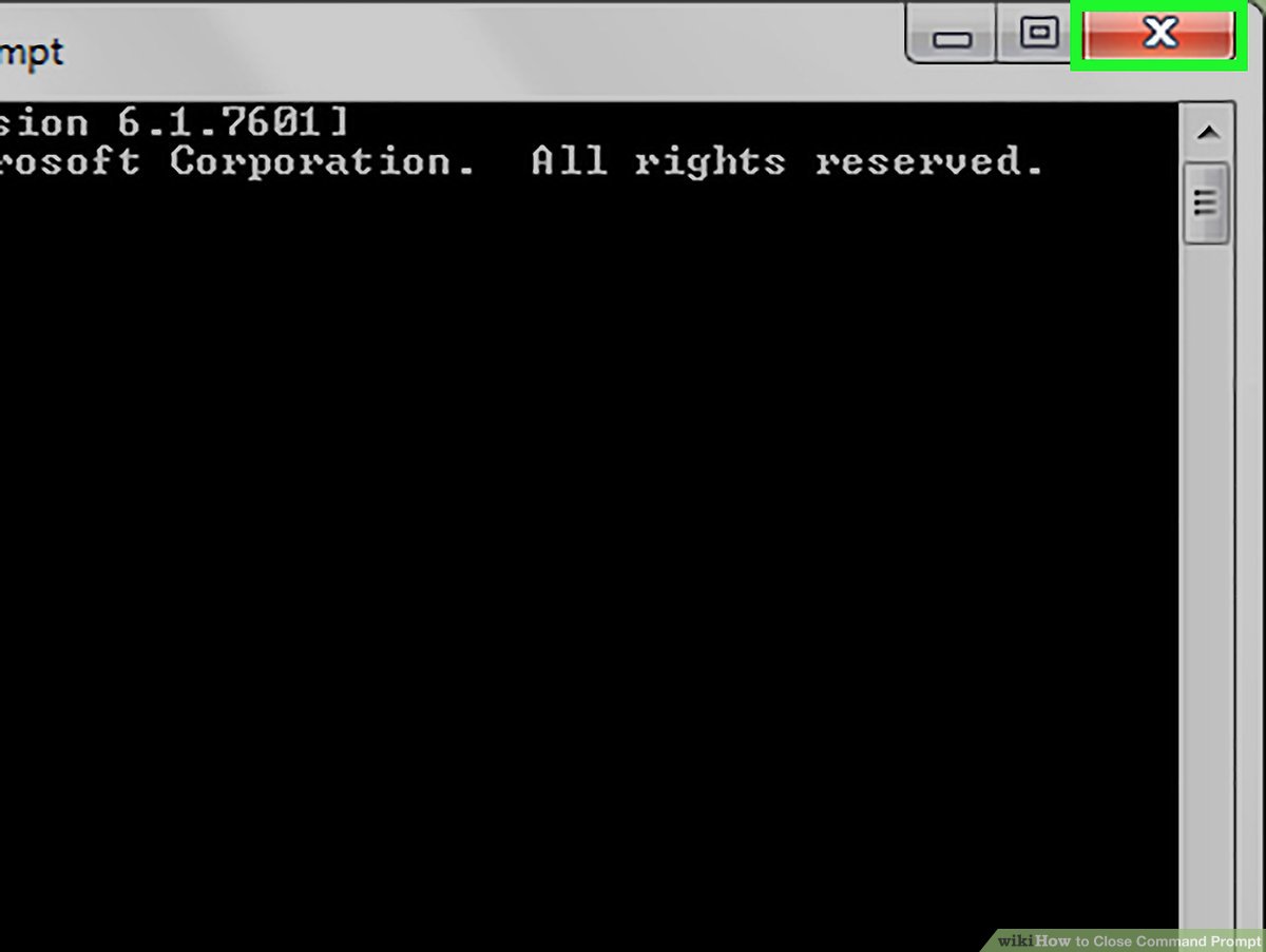 Make sure to close Command prompt