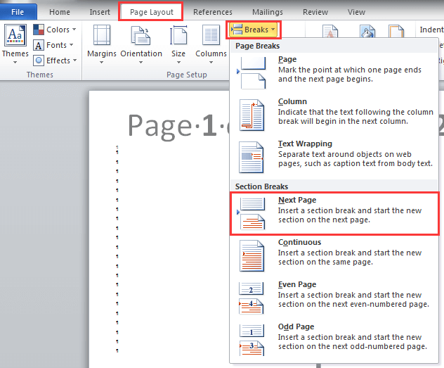 Open a new Word document: Launch Microsoft Word and create a new document.
Choose the page orientation: Click on the "Page Layout" tab, then select "Orientation" and choose "Landscape."