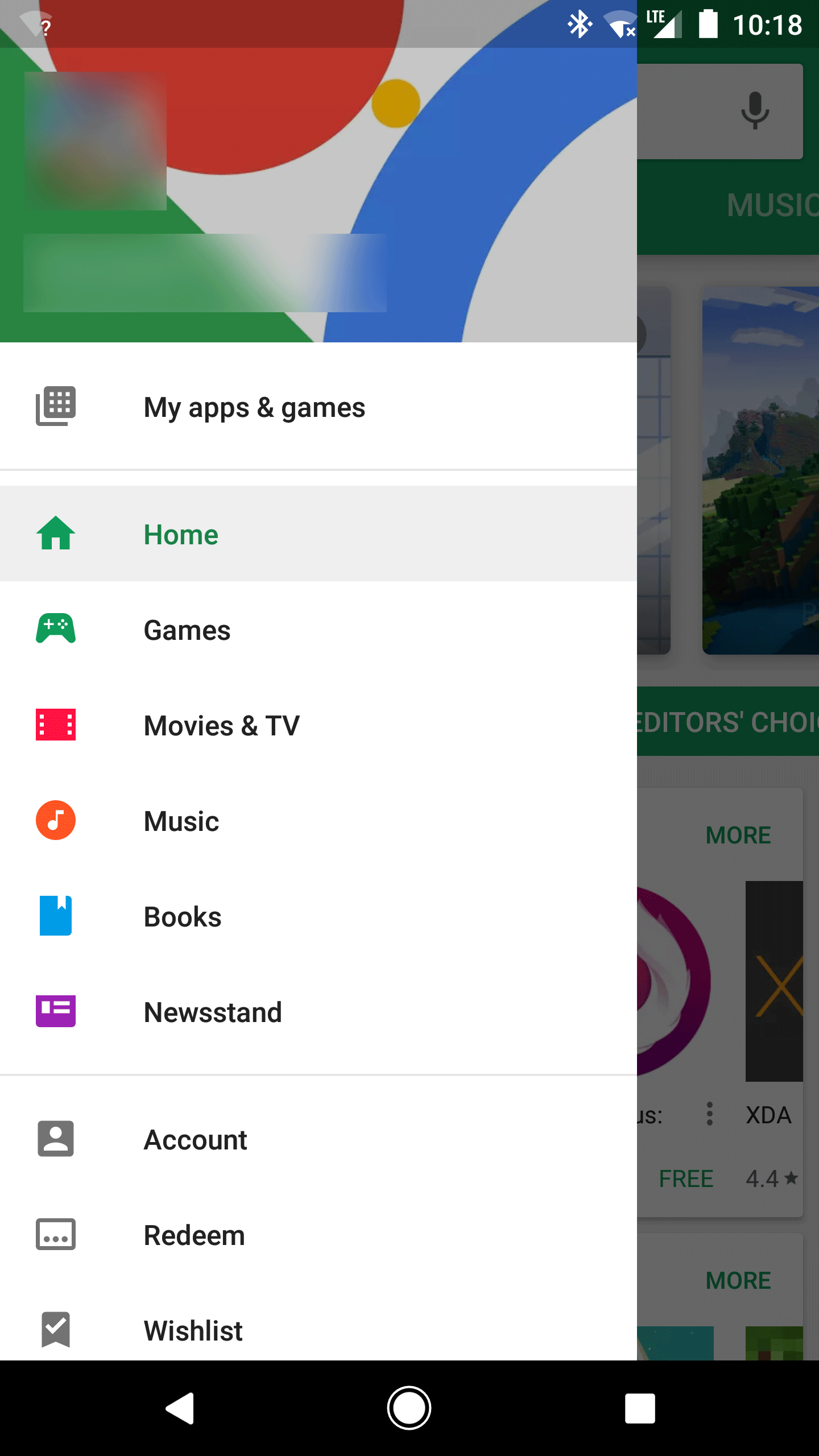 Open Google Play Store app
Tap on Menu