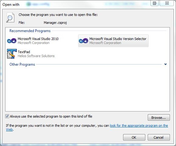 Select the Set this program as default checkbox for the problematic program.