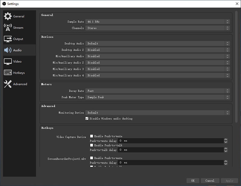 Set up a streaming encoder software such as OBS, Streamlabs OBS, or XSplit.
Open the encoder software and go to the settings or preferences menu.