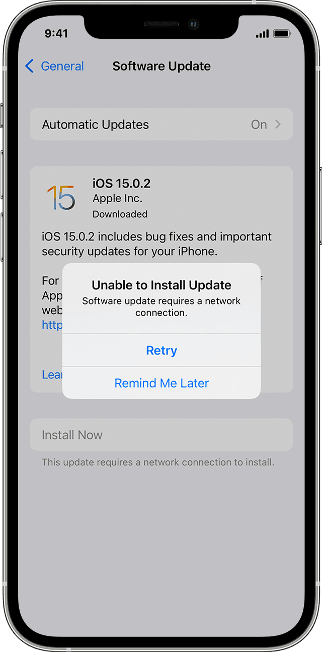 Some software updates cause issues on recovery, so make sure you update your iPad, iPhone, or iPod Touch to the latest software version.