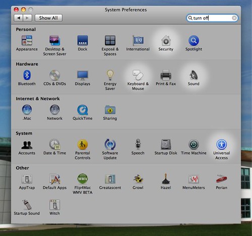 System Preferences and First Aid