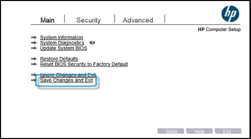 The BIOS settings of your HP 7265NGW printer have to be set to default.