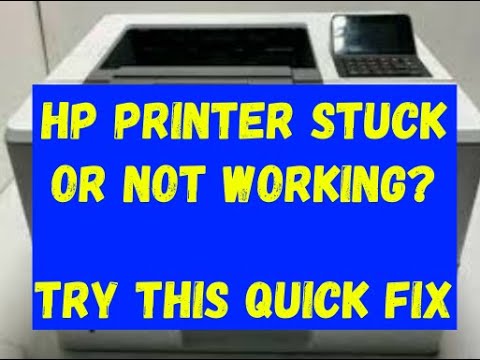 The printer should start initializing.
