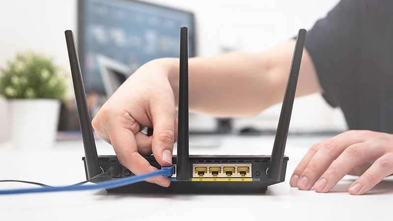 Try restarting your router, modem, and computer.