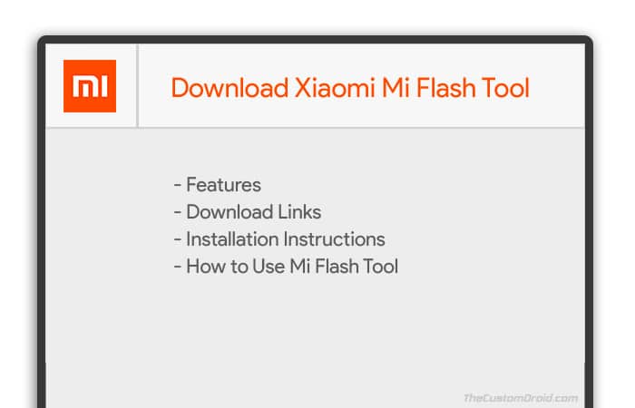 Unzip the downloaded Xiaomi Mi Flash Tool on your PC.