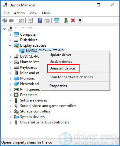 When Device Manager opens, locate your graphics card driver, right-click it and choose Update driver.