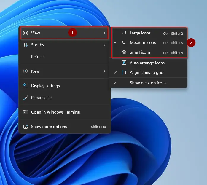 Windows display settings icon