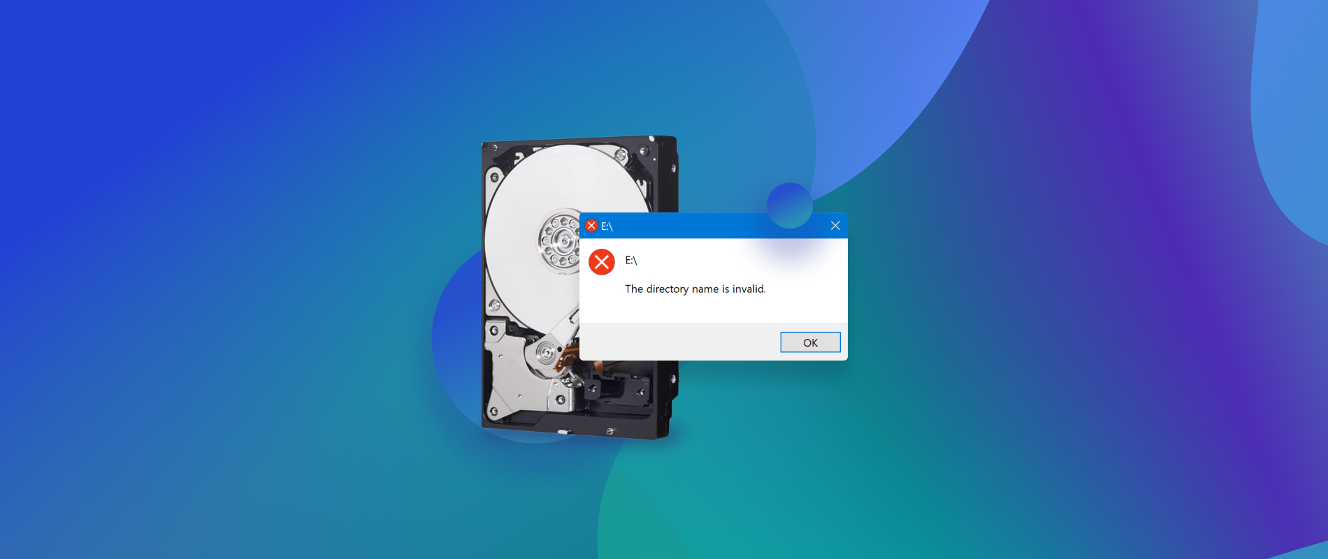 Windows will now scan the hard drive for corrupted files.